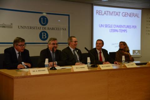 Inauguració exposició Cent anys de la relativitat general