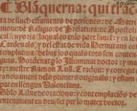 Us convidem a participar a la lectura de “Blaquerna”, de Ramon Llull, a la Setmana del Llibre en Català