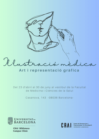 El CRAI Biblioteca del Campus Clínic inaugura l’exposició Il·lustració mèdica: Art i representació gràfica