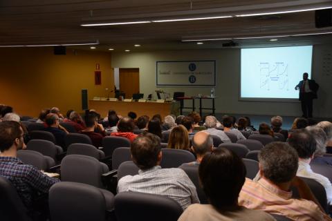 Acte d'inauguració de l'exposició Irving Langmuir i el naixement de la Ciència de Superfícies