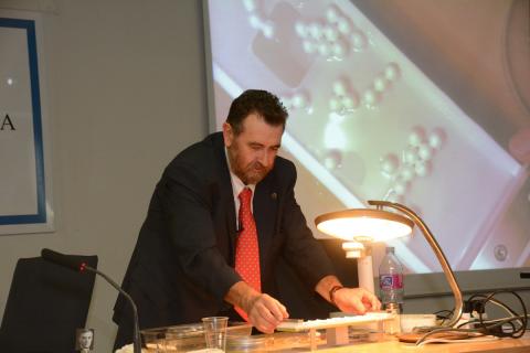 Acte d'inauguració de l'exposició Irving Langmuir i el naixement de la Ciència de Superfícies