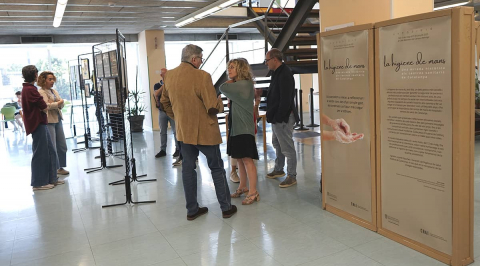 L'exposició “La higiene de mans: una mirada històrica als centres sanitaris de Catalunya” al CRAI Biblioteca del Campus Bellvitge