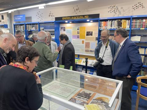 Inauguració de l'exposició Einstein a Barcelona, 1923