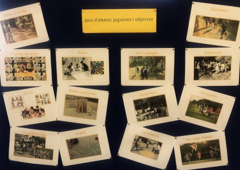 Exposició &quot;Jocs d'abans&quot; al CRAI Biblioteca del Campus Mundet: una mirada a la tradició i la cultura lúdica