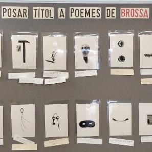 Exposició interactiva:  Vols posar títol a poemes de Brossa? 