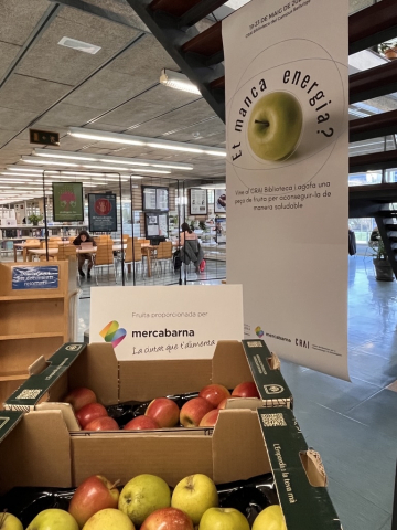 Tornen les pomes al CRAI Biblioteca del Campus Bellvitge