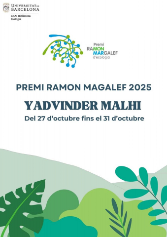 Mostra bibliogràfica al CRAI Biblioteca de Biologia: Premi Ramon Margalef d'Ecologia 2025