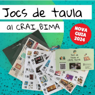 Nova guia de jocs de taula del CRAI Biblioteca d'Informació i Mitjans Audiovisuals