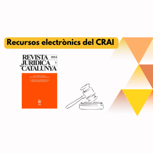 El CRAI de la UB ofereix accés a la Revista jurídica de Catalunya