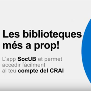 El nou Cercabib del CRAI a l'App SocUB