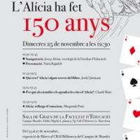 Exposició sobre "L'Alícia fa 150 anys" al CRAI Biblioteca del Campus de Mundet