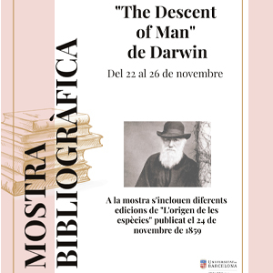 Charles Darwin. Mostra bibliogràfica al CRAI Biblioteca de Biologia