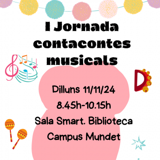 Primera Jornada de Contacontes Musical al CRAI Biblioteca del Campus Mundet