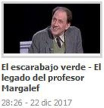 El llegat del professor Ramon Margalef, torna al programa ‘El escarabajo verde” de TVE2