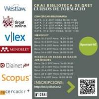 Sessions de formació al CRAI Biblioteca de Dret