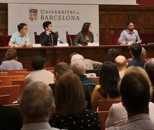 Seminari Internacional "Història i memòria de les Brigades Internacionals" a l'Aula Magna de la Universitat de Barcelona, 