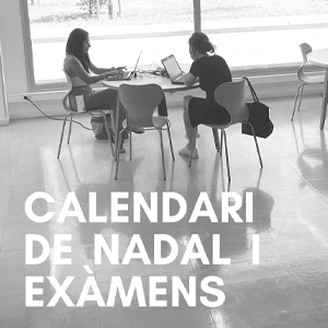 Horaris de Nadal i període d'exàmens 2022-2023 als CRAI Biblioteca de la UB 