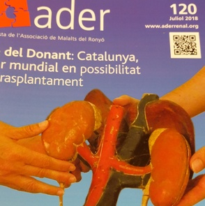 Col·laboració del CRAI Biblioteca del Campus Clínic amb la revista ADER