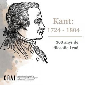 Kant: 1724 - 1804, 300 anys de filosofia i raó, nova exposició al CRAI Biblioteca de Filosofia, Geografia i Història