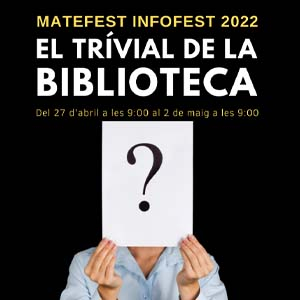 El CRAI Biblioteca de Matemàtiques i Informàtica participa a la Matefest Infofest