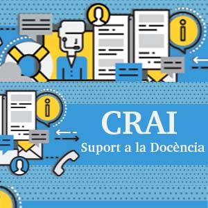 Presentació sobre el suport a la docència i a l'aprenentatge ofert pel CRAI