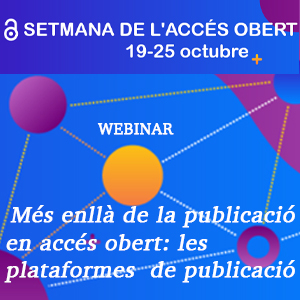 Webinar en el marc de la Setmana de l'Accés Obert 2020