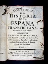 Segarra i de Baldric, Josep de, 1724-1784. Compendio de la historia