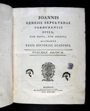 Sepúlveda, Ginés de, ca. 1490-1573.  Joannis Genesii Sepulvedae ...