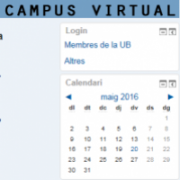 Canvis en l'accés al Campus Virtual de la Universitat de Barcelona