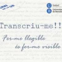 Finalitzat el primer projecte "Transcriu-me!!" del CRAI UB en un temps rècord