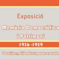 Exposició itinerant Memòria Democràtica i Patrimoni (1936-1939), de la Universitat de València