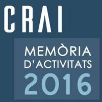 Publicada la Memòria d'Activitats 2016 del CRAI de la Universitat de Barcelona