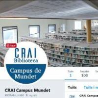 Nou compte de Twitter al CRAI de la UB: @CRAImundet