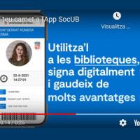 El CRAI a l'app SocUB: Cercabib i carnet digital
