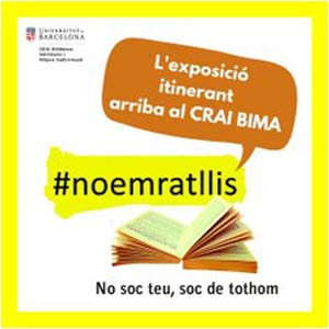 #noemratllis. La mostra bibliogràfica itinerant ara al CRAI Biblioteca d'Informació i Mitjans Audiovisuals