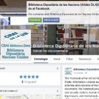 Novetat a les xarxes CRAI UB: Facebook de la Biblioteca Dipositària de les Nacions Unides