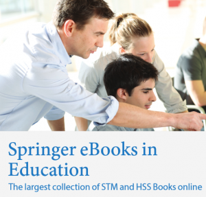 Springer eBooks (Education 2020). Nous llibres electrònics a vostre abast