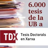 a Universitat de Barcelona incorpora la seva tesi número 6.000 a TDX