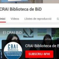 Novetats a les xarxes socials del CRAI Biblioteca de Biblioteconomia i Documentació