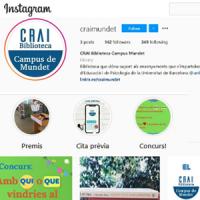 Nou canal d'Instagram al CRAI: @craimundet