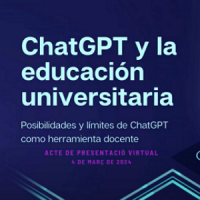 Bona acollida de la presentació del llibre ChatGPT y educación universitaria, organitzada amb la col·laboració del CRAI Biblioteca de Matemàtiques i Informàtica