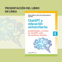 El CRAI Biblioteca de Matemàtiques i Informàtica col·labora en la presentació del llibre ChatGPT y educación universitaria