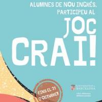 #JocCRAI i infografia sobre els serveis del CRAI Biblioteca de Biblioteconomia i Documentació