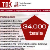 Una tesi de la Universitat de Barcelona, la número 34000 del repositori TDX