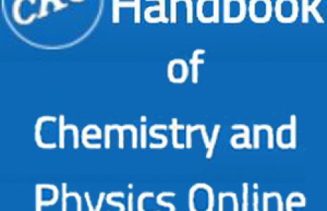 CRC Handbook of Chemistry and Physics Online. Nou recurs electrònic a la vostra disposició