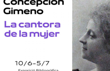 L'exposició itinerant "Concepción Gimeno: la cantora de la mujer" al CRAI Biblioteca de Lletres