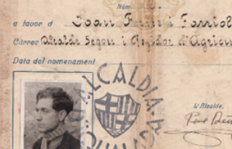 Nou material d’arxiu rebut al CRAI Biblioteca del Pavelló de la República: Fons Personal Joan Ferrer i Farriol – Marcel Ferrer i Trull