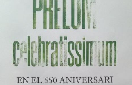 Prelum celebratissimum. Exposició al CRAI Biblioteca de Reserva