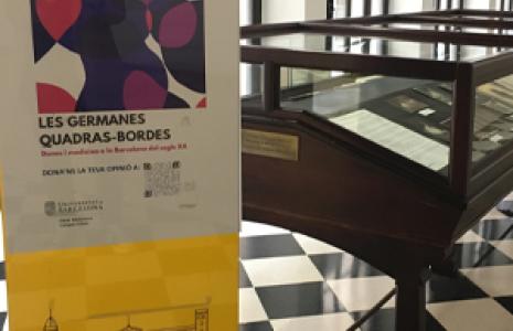 Exposició del Fons personal de la família Quadras-Bordes al CRAI Biblioteca del Campus Clínic