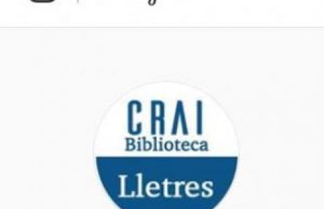 Nou compte d’Instagram al CRAI de la UB: @craiublletres